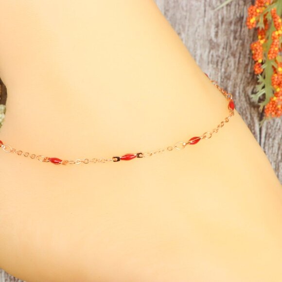 Dainty Anklet for Women – Elegant Everyday Jewelry & Perfect Gift | MLCRC1901 - Picture 10 of 10
